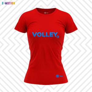 Blusa Mujer Voleibol - Baxu - E Motion - Point - Rojo