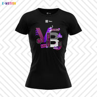 Blusa Mujer Voleibol - Baxu - E Motion - Volleyphoria - Negro / Rosa