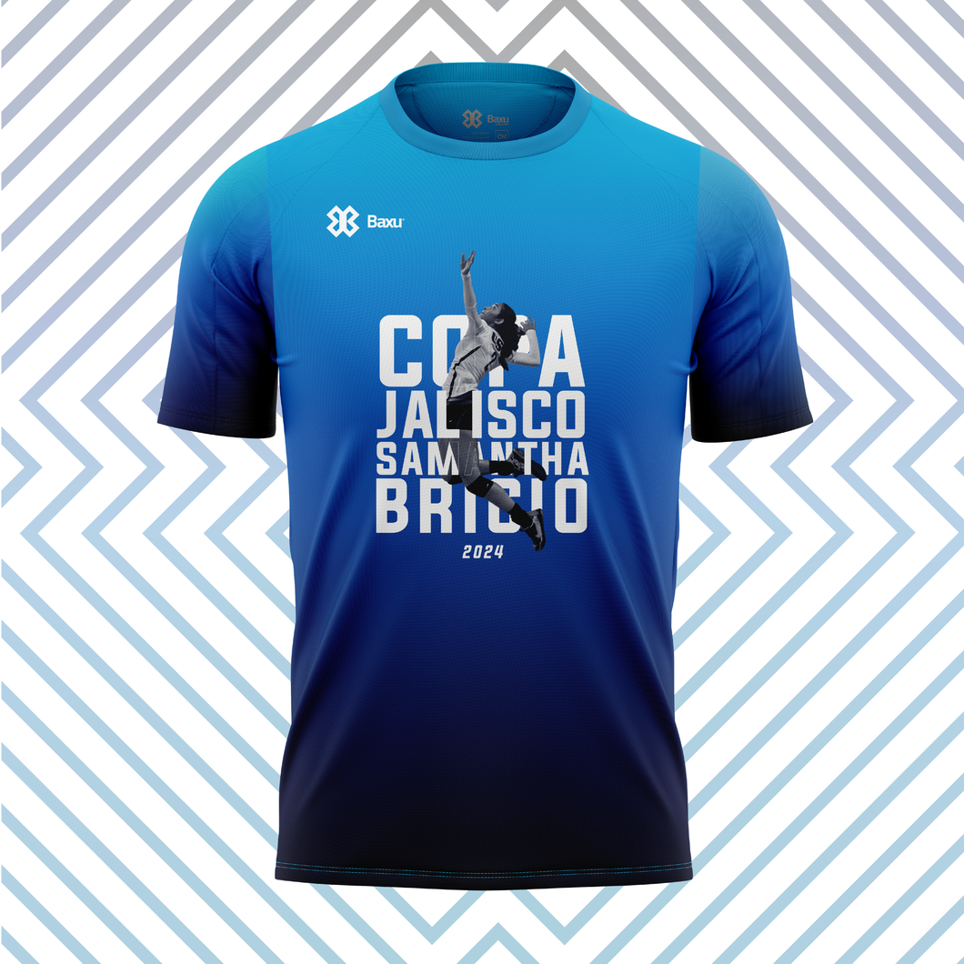 Jersey Conmemorativo Copa Jalisco Samantha Bricio 2024 - Azul - Sport Sec - Full print - Unisex