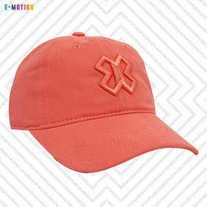 Gorra deportiva ajustable - Baxu - Logo Baxu X - Coral