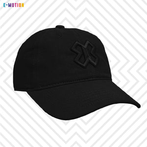 Gorra deportiva ajustable - Baxu - Logo Baxu X - Negro