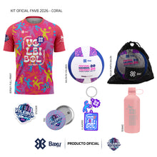 Cargar imagen en el visor de la galería, KIT OFICIAL - FESTIVAL INFANTIL Y JUVENIL DE VOLEIBOL 2026 - FEST - Unisex - Coral (Rosa)

