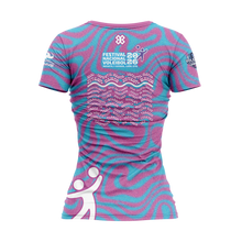 Cargar imagen en el visor de la galería, Jersey Oficial Dama Deportivo - Full Print - Baxu - FESTIVAL NACIONAL DE VOLEIBOL INFANTIL Y JUVENIL LEÓN 2026 - VIBES - Rosa
