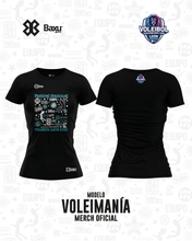 Cargar imagen en el visor de la galería, Blusa - Algodón - NACIONAL INFANTIL Y JUVENIL 2025 - FUSIÓN - VOLEIMANÍA - Negro
