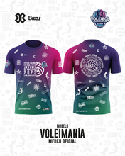 Cargar imagen en el visor de la galería, Playera - Full Print - NACIONAL INFANTIL Y JUVENIL 2025 - VOLEIMANÍA - Morado
