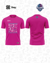 Cargar imagen en el visor de la galería, Playera - Algodón - NACIONAL INFANTIL Y JUVENIL 2025 - FUSIÓN - VOLEIMANÍA - Rosa

