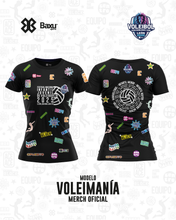 Cargar imagen en el visor de la galería, Blusa - Full Print - NACIONAL INFANTIL Y JUVENIL 2025 - VOLEIMANÍA - Negro
