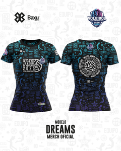 Blusa - Full Print - NACIONAL INFANTIL Y JUVENIL 2025 - DREAMS - Negro