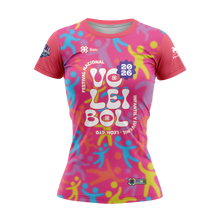 Cargar imagen en el visor de la galería, Jersey Oficial Dama Deportivo - Full Print - Baxu - FESTIVAL NACIONAL DE VOLEIBOL INFANTIL Y JUVENIL LEÓN 2026 - FEST - Coral
