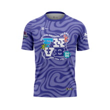 Cargar imagen en el visor de la galería, Jersey Oficial Unisex Deportivo - Full Print - Baxu - FESTIVAL NACIONAL DE VOLEIBOL INFANTIL Y JUVENIL LEÓN 2026 - VIBES - Morado
