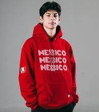 Cargar imagen en el visor de la galería, Sudadera Deportiva Unisex - Baxu - México Pro - Rojo
