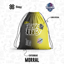 Cargar imagen en el visor de la galería, Morral  - NACIONAL INFANTIL Y JUVENIL 2025 - FUSIÓN - Negro /Amarillo
