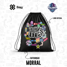 Cargar imagen en el visor de la galería, Morral  - NACIONAL INFANTIL Y JUVENIL 2025 - FUSIÓN - VOLEIMANÍA - Negro
