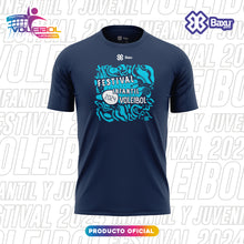 Cargar imagen en el visor de la galería, Blusa Mujer Voleibol - Baxu - FESTIVAL INFANTIL Y JUVENIL DE VOLEIBOL 2024 -  ALEGRIA - Marino Jaspe
