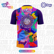 Cargar imagen en el visor de la galería, Jersey Deportivo Mujer Voleibol - Baxu - FESTIVAL INFANTIL Y JUVENIL DE VOLEIBOL 2024 - ENTUSIASMO - Morado
