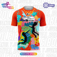 Cargar imagen en el visor de la galería, Jersey Deportivo Unisex Voleibol - Baxu - FESTIVAL INFANTIL Y JUVENIL DE VOLEIBOL 2024 - ENTUSIASMO - Rojo
