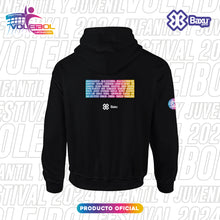 Cargar imagen en el visor de la galería, Sudadera Unisex Voleibol - Baxu - FESTIVAL INFANTIL Y JUVENIL DE VOLEIBOL 2024 - EUFORIA - Negro
