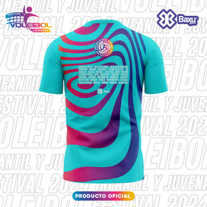 Jersey Deportivo Mujer Voleibol - Baxu - FESTIVAL INFANTIL Y JUVENIL DE VOLEIBOL 2024 - EUFORIA -  Blanco