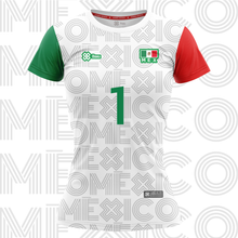 Cargar imagen en el visor de la galería, Jersey Deportivo Mujer - Baxu - México Pro - Sport Sec - Blanco - PERSONALIZADO

