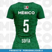 Cargar imagen en el visor de la galería, Jersey Deportivo Mujer - Baxu - México Pro - Sport Sec - Verde - PERSONALIZADO
