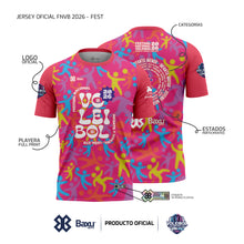 Cargar imagen en el visor de la galería, KIT OFICIAL - FESTIVAL INFANTIL Y JUVENIL DE VOLEIBOL 2026 - FEST - Unisex - Coral (Rosa)
