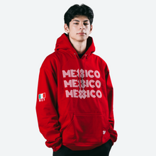 Cargar imagen en el visor de la galería, Sudadera Deportiva Unisex - Baxu - México Pro - Rojo
