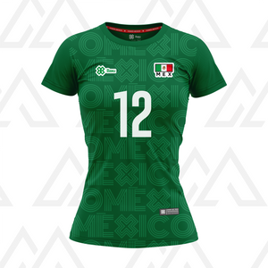 Jersey Deportivo Mujer - Baxu - México Pro Edición Mauro Isaac Fuentes - Sport Sec - Verde