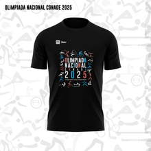 Cargar imagen en el visor de la galería, Playera Unisex - Básica - Baxu - OLIMPIADA NACIONAL 2025 - Sports ON  - Negro
