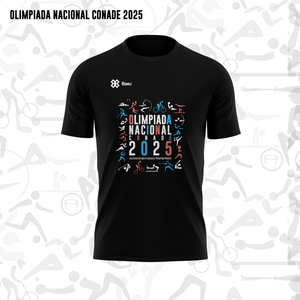 Playera Unisex - Básica - Baxu - OLIMPIADA NACIONAL 2025 - Sports ON  - Negro