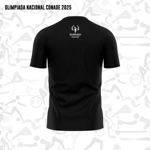 Playera Unisex - Básica - Baxu - OLIMPIADA NACIONAL 2025 - Sports ON  - Negro