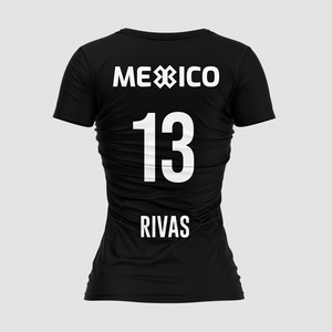Blusa Deportiva Selección Mexicana - México Sport Sec - Negro - PERSONALIZADO