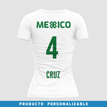 Cargar imagen en el visor de la galería, Blusa Deportiva Selección Mexicana - México Sport Sec - Blanco - PERSONALIZADO
