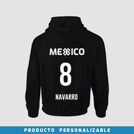 Sudadera Deportiva - MÉXICO - Negro - PERSONALIZADO