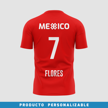 Cargar imagen en el visor de la galería, Playera Deportiva Selección Mexicana - México Sport Sec - Rojo - PERSONALIZADO
