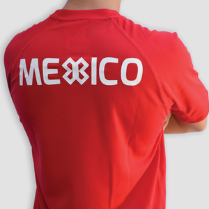 Playera Deportiva Selección Mexicana - México Sport Sec - Rojo - PERSONALIZADO