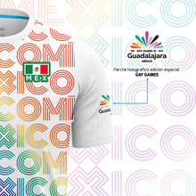 Cargar imagen en el visor de la galería, Jersey Deportivo - Baxu - Selección México Pro Edición Delegación Mexicana Gay Games Guadalajara 2023 - Sport Sec - Blanco

