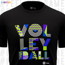 Cargar imagen en el visor de la galería, Playera Unisex Voleibol - Baxu - E Motion - Joy - Negro / Verde
