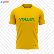 Playera Unisex Voleibol - Baxu - E Motion - Point - Amarillo