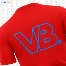 Cargar imagen en el visor de la galería, Playera Unisex Voleibol - Baxu - E Motion - Point - Rojo
