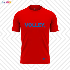 Playera Unisex Voleibol - Baxu - E Motion - Point - Rojo