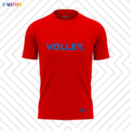 Playera Unisex Voleibol - Baxu - E Motion - Point - Rojo