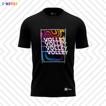 Cargar imagen en el visor de la galería, Playera Unisex Voleibol - Baxu - E Motion - Volley Flow - Negro
