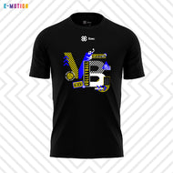 Playera Unisex Voleibol - Baxu - E Motion - Volleyphoria - Negro / Amarillo