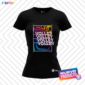Blusa Mujer Voleibol - Baxu - E Motion - Volley Flow - Marino Jaspe