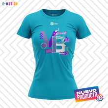 Cargar imagen en el visor de la galería, Blusa Mujer Voleibol - Baxu - E Motion - Volleyphoria - Turquesa / Rosa
