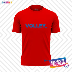 Playera Unisex Voleibol - Baxu - E Motion - Point - Rojo