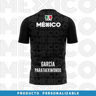 Jersey Deportivo Unisex - Baxu - Selección México Pro - Sport Sec - Negro - PERSONALIZADO