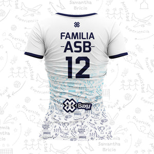 Jersey Voleibol Baxu - FAMILIA ASB PLAY - Blanco - Personalizada