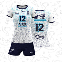 Uniforme Voleibol Baxu - ASB PLAY - Blanco (Jersey + Short de Juego)