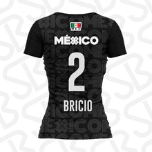 Cargar imagen en el visor de la galería, Jersey Deportivo Mujer - Baxu - Selección México Pro Edición Samantha Bricio - Sport Sec - Negro
